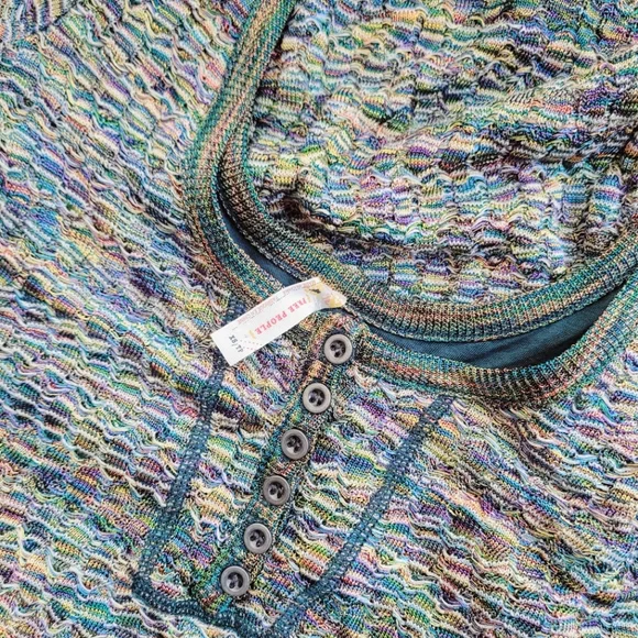 🍒FREE PEOPLE🍒 VINTAGE BODYCON MINI DRESS - Picture 7 of 8